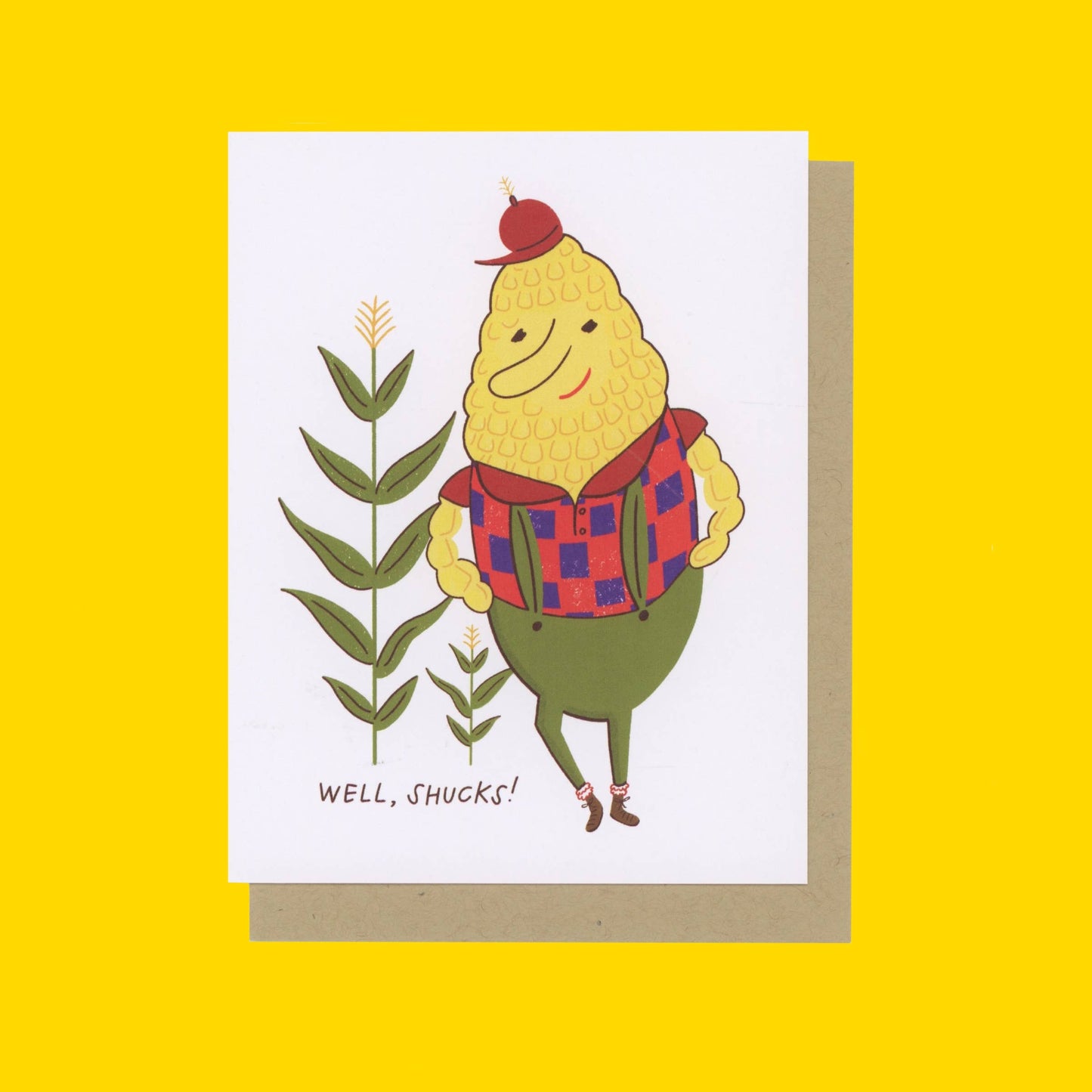 Well, Shucks! Corn Greeting Card
