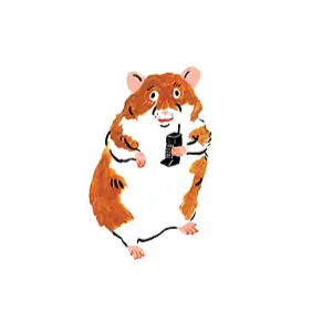 Hamster Boss Temporary Tattoos (Pack of 2)