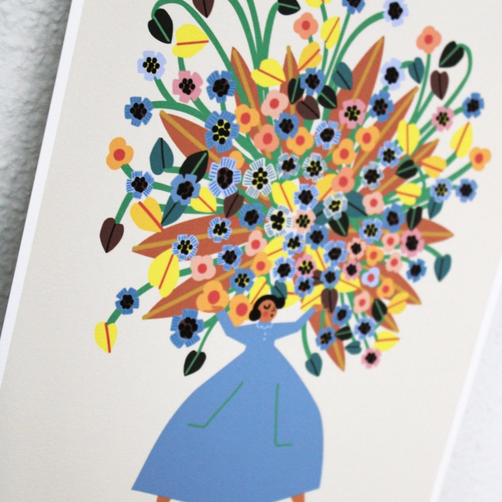 A Few Flowers 8" x 10" Art Print