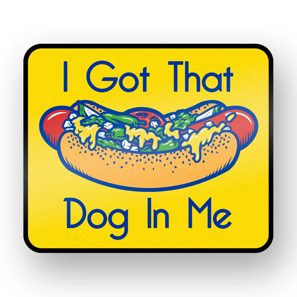 I Got That Dog in Me Chicago Enamel Pin