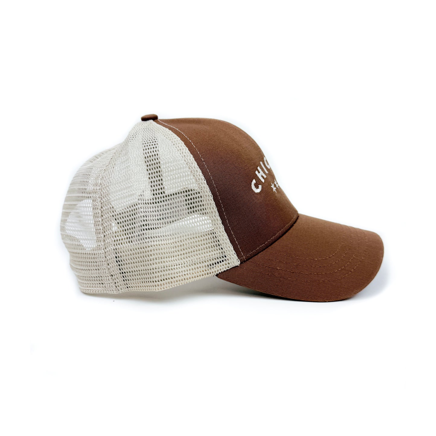 Chicago Type With Stars Embroidered Baseball Cap