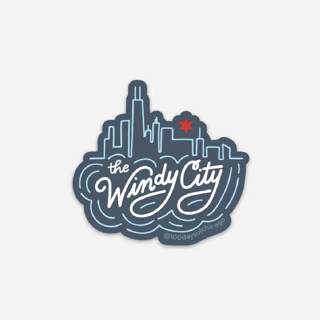 Windy City Chicago Sticker