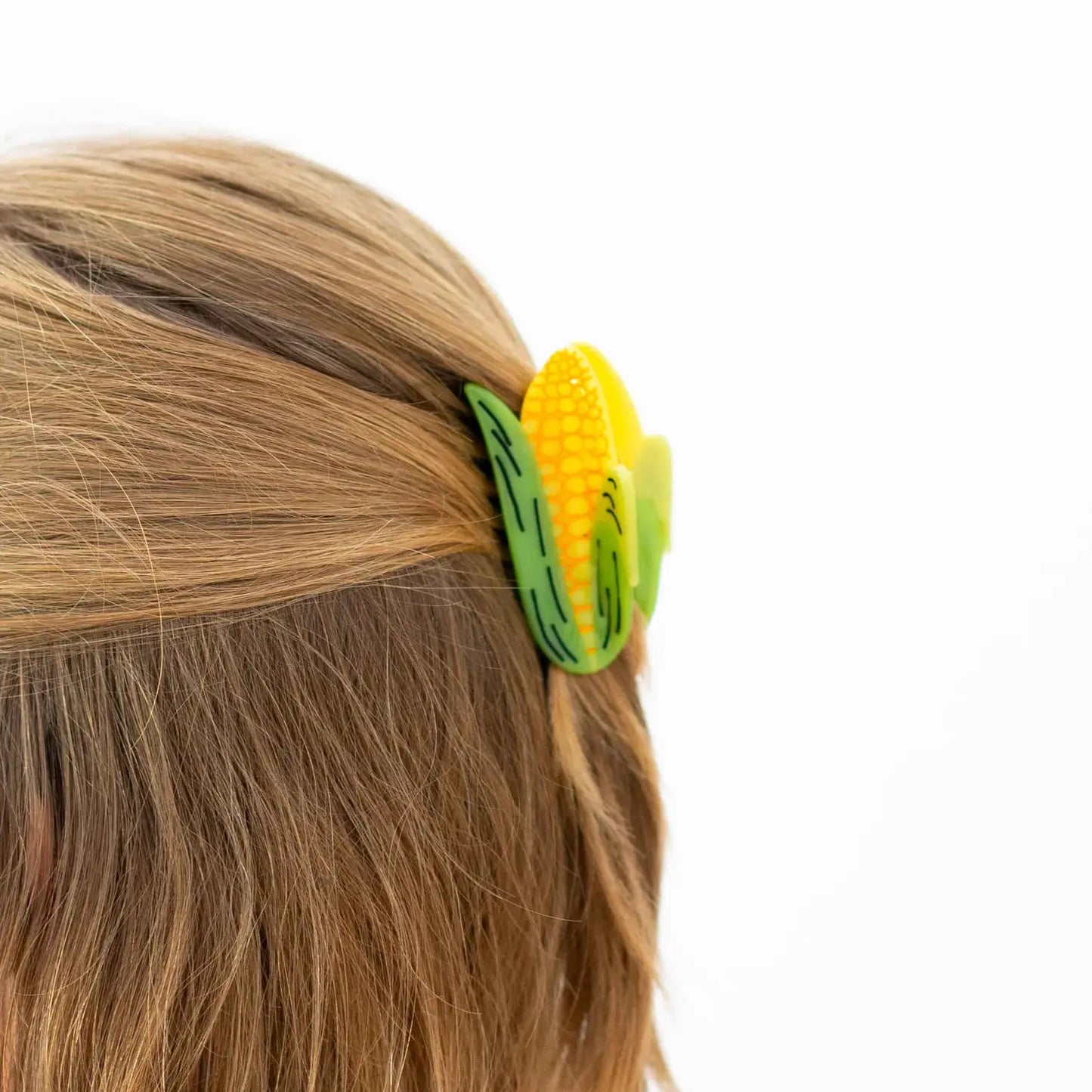 Mini Corn Cob 2.75" Hair Clip