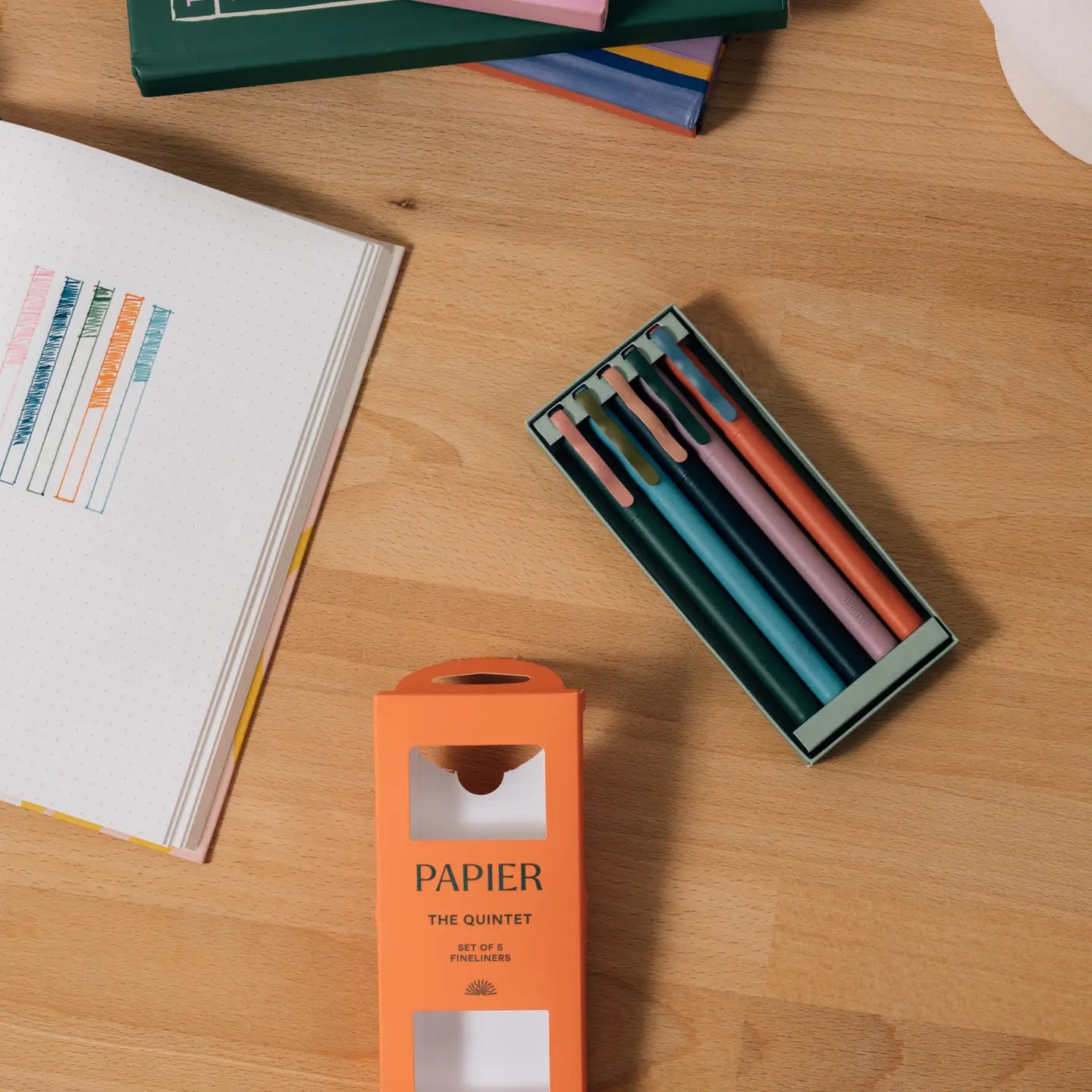 Quintet Fineliner Markers (Set of 5)