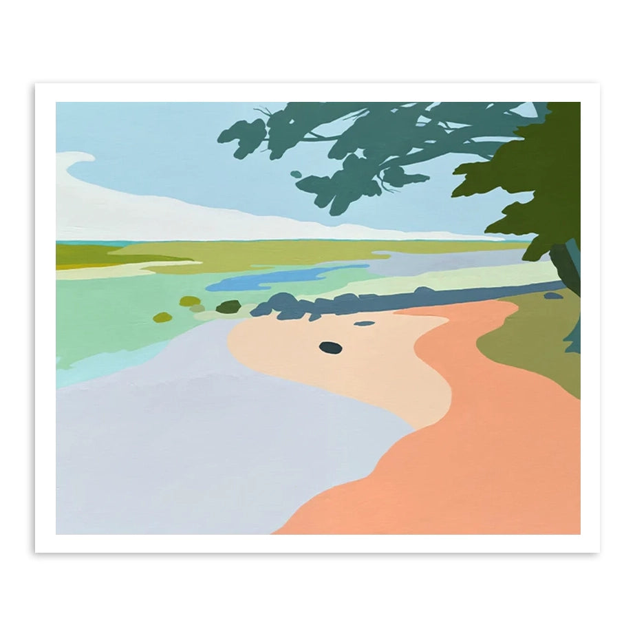Lake Michigan Shoreline Limited Edition 8" x 10" Print