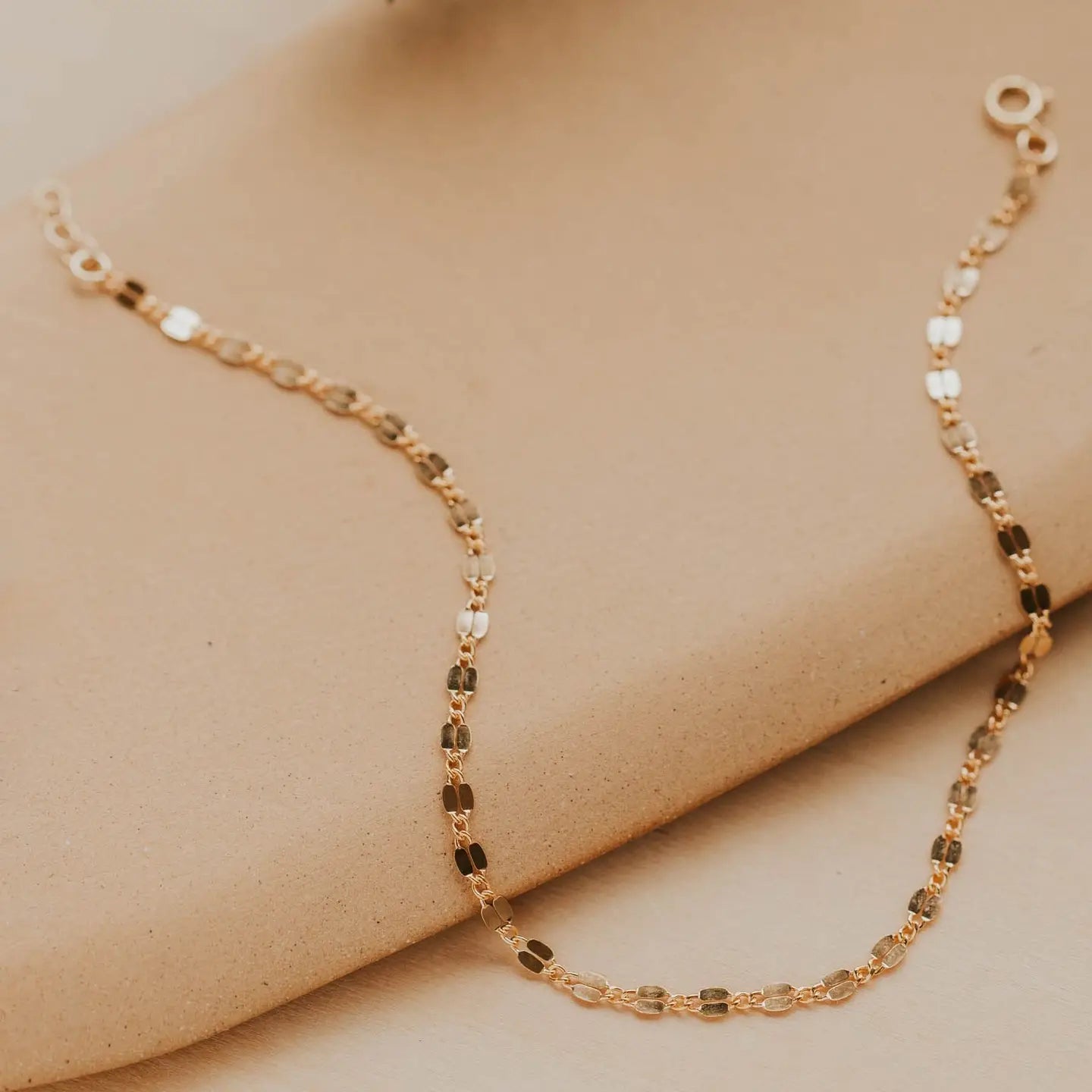 Lola 14K Gold Linked Anklet or Loose Bracelet