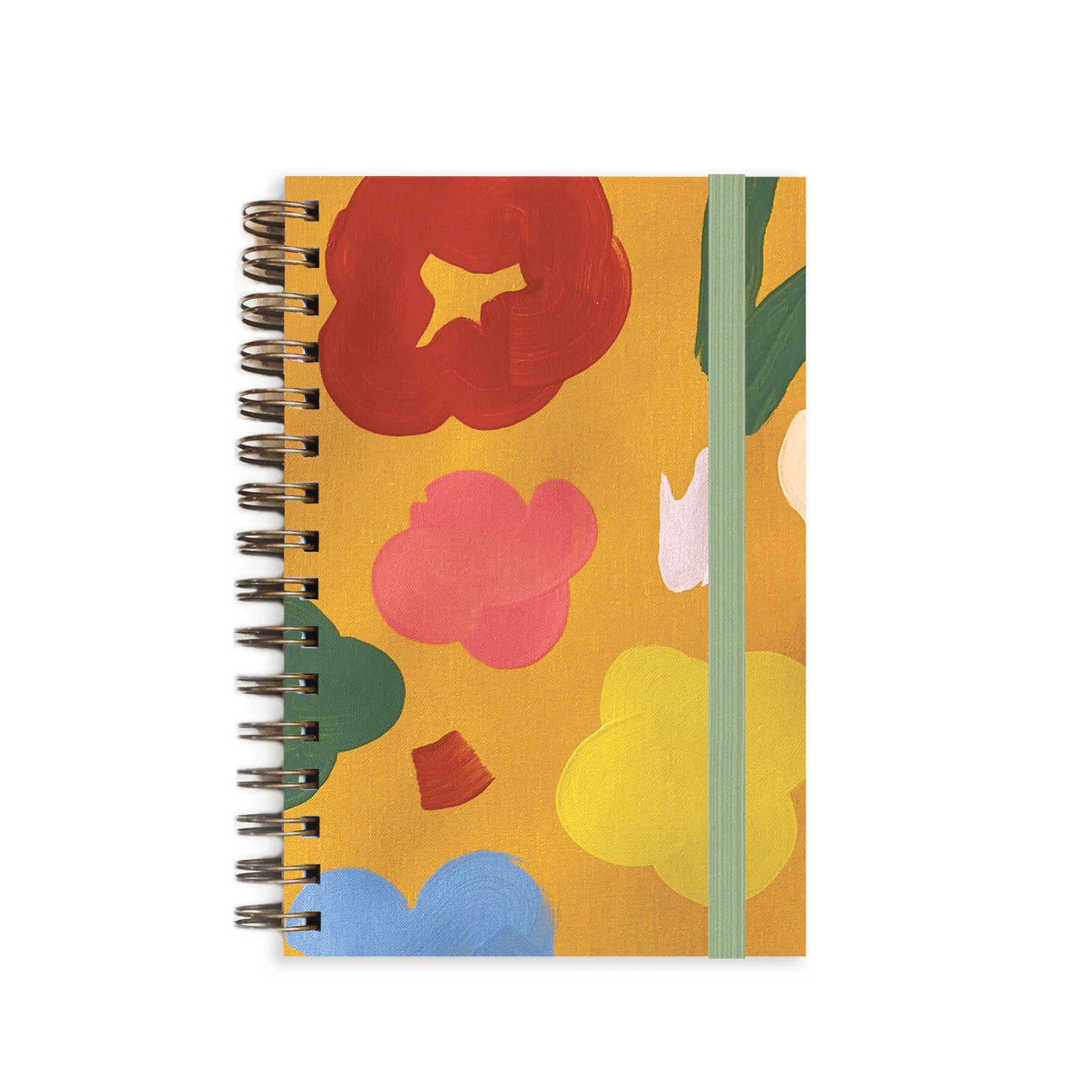 Marigold Painted Cover 4" x 6" Notebook (Ruled Pages)
