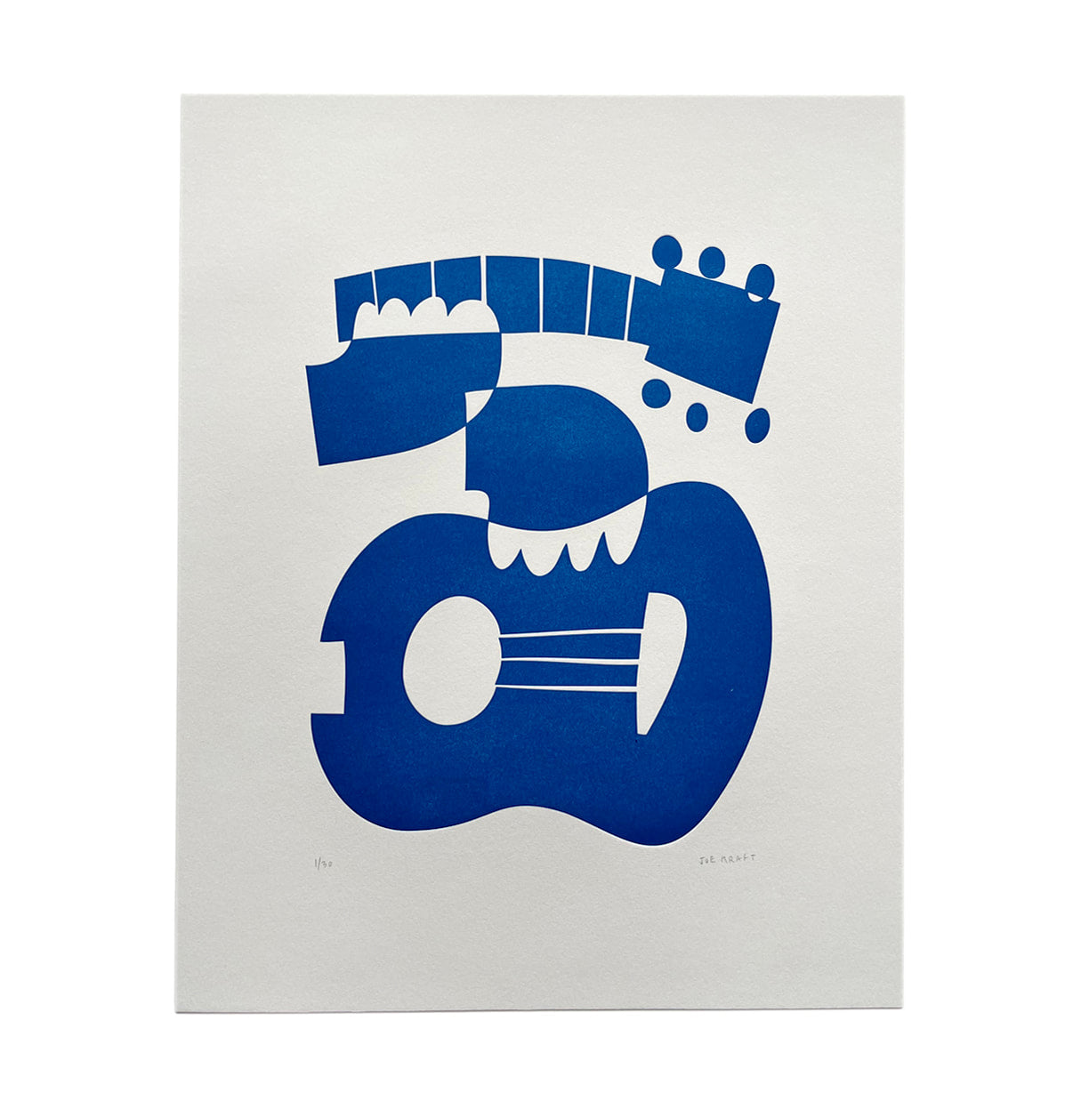 Make Music 11" x 14" Letterpress Print