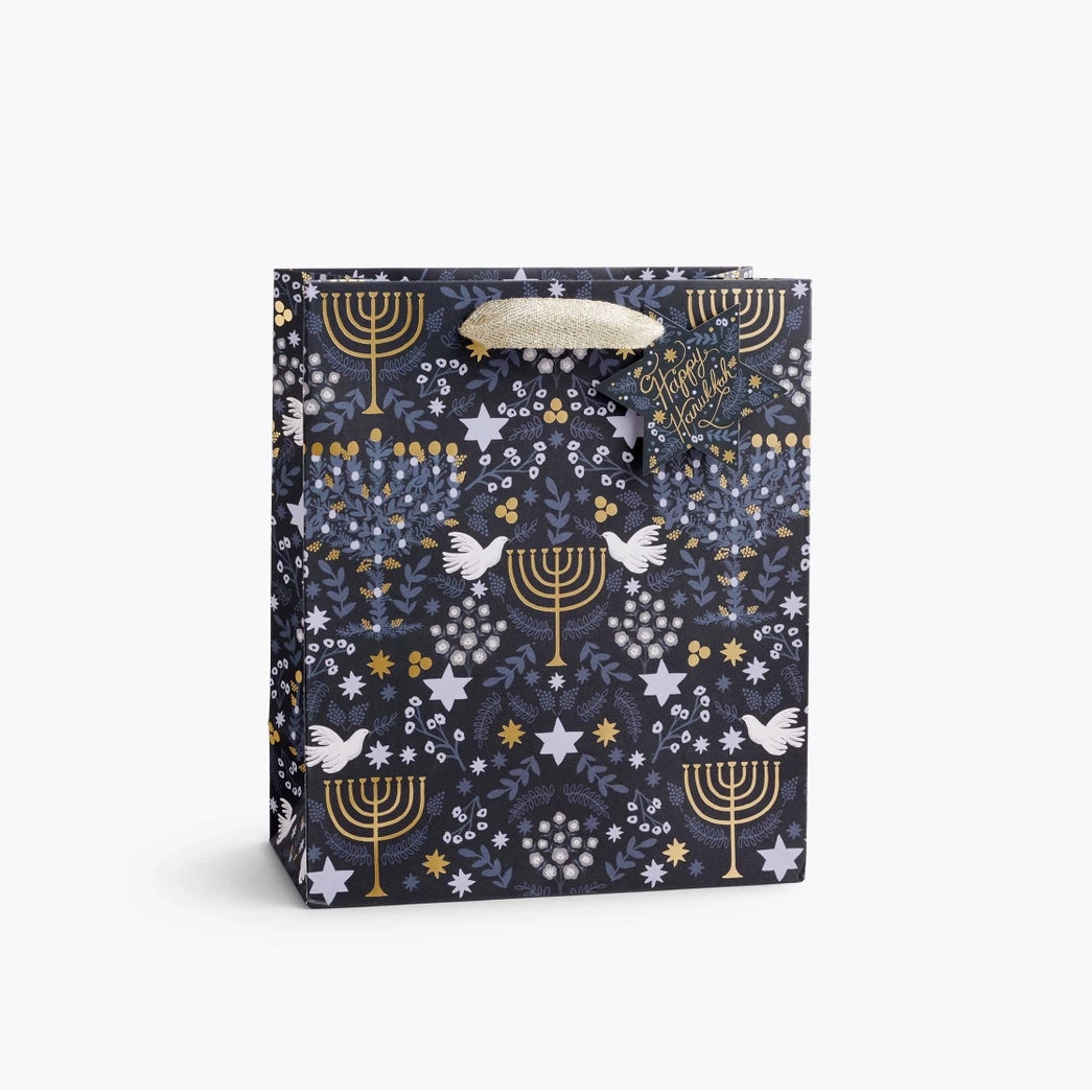 Laurel Menorah Gift Bag
