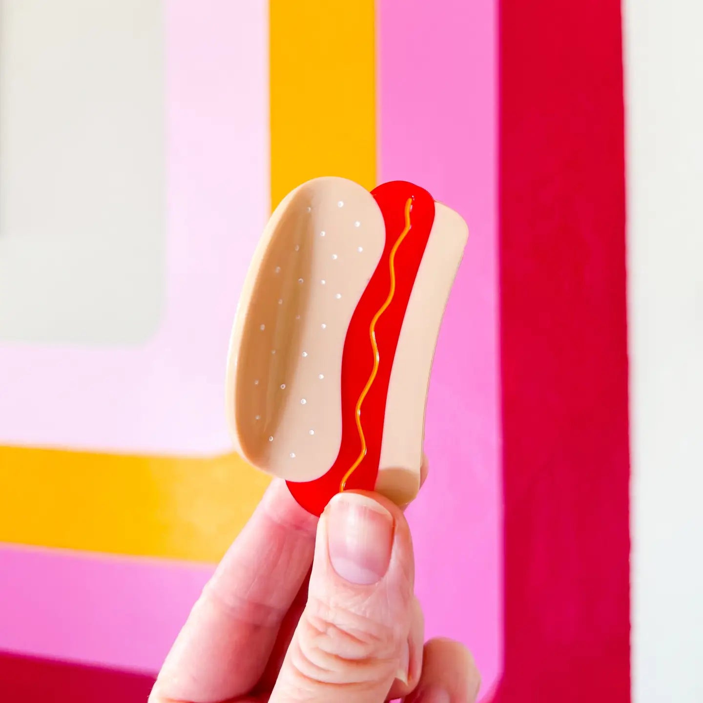 Midi Hot Dog 2.75" Hair Clip