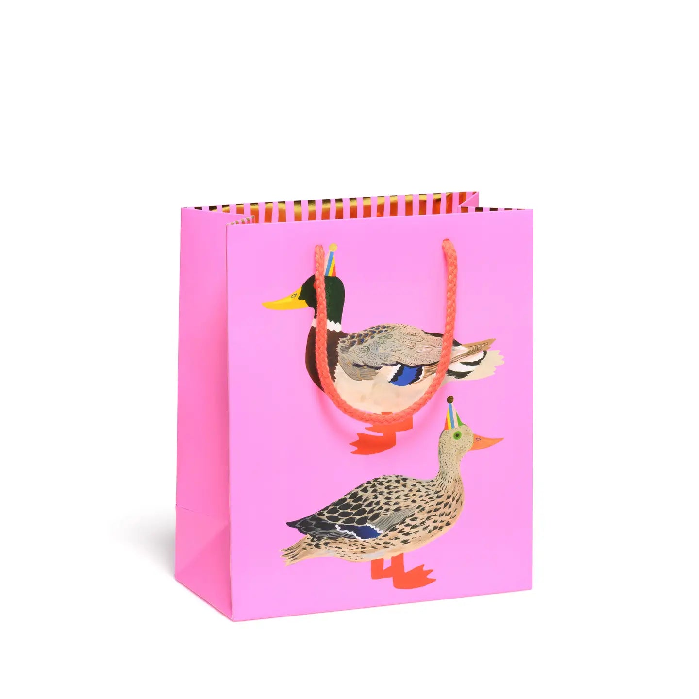 Quack Duck Hot Pink Illustrated Gift Bag