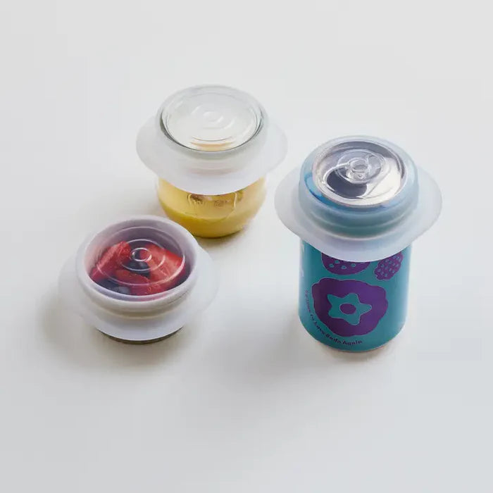 Stasher® Silicone Reusable Small Stretch Lids (Set of 3)