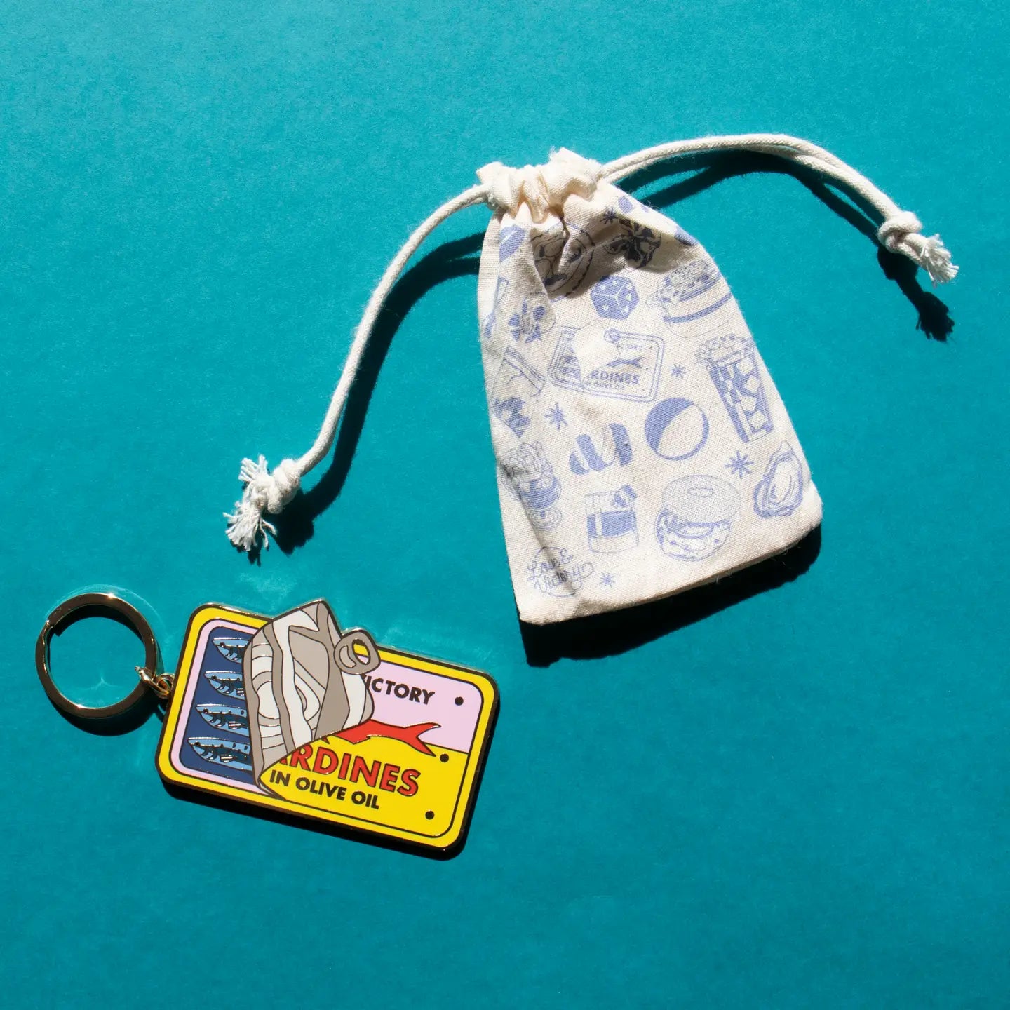 Tinned Sardines Keychain
