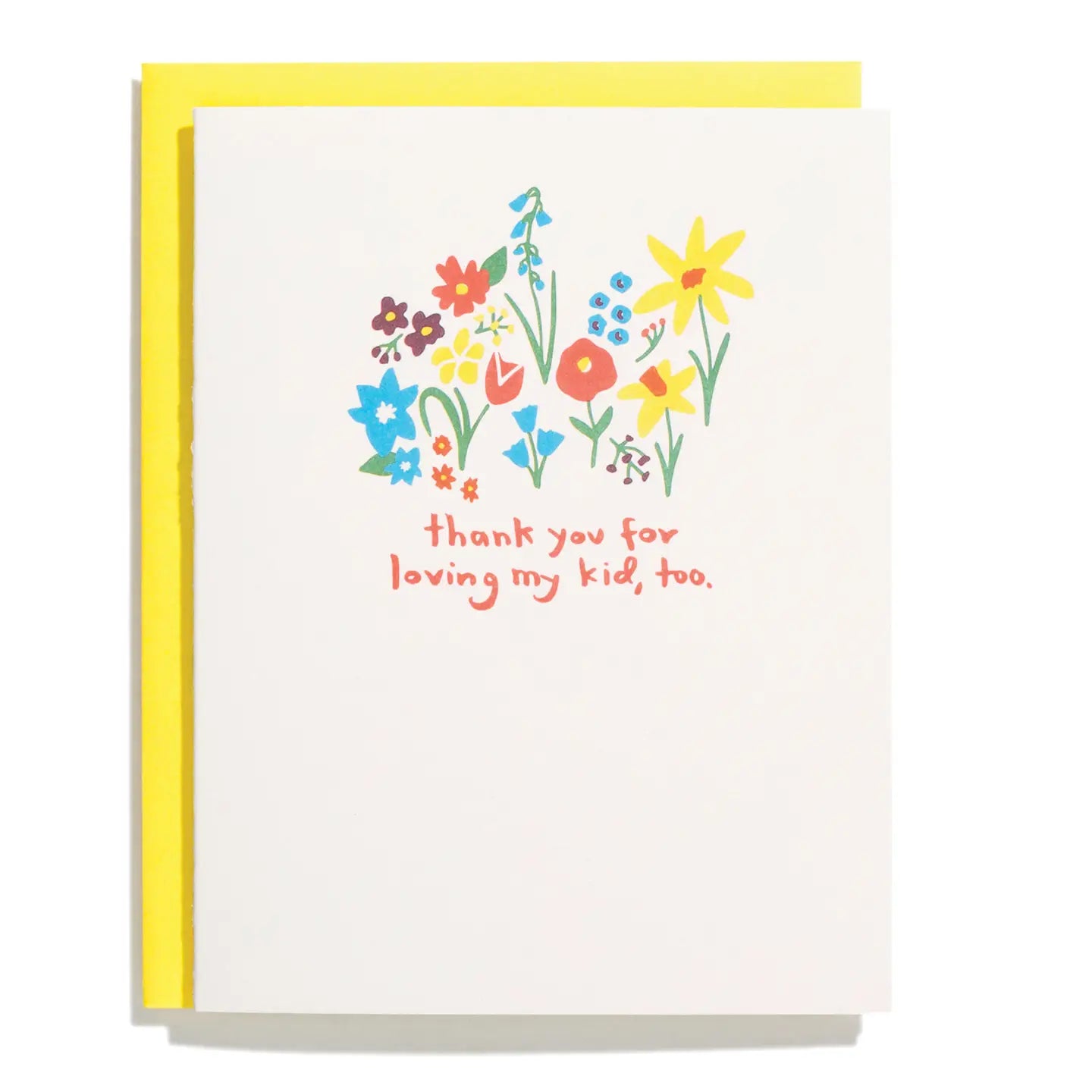 Thank You For Loving My Kid Mother & Father's Day Card