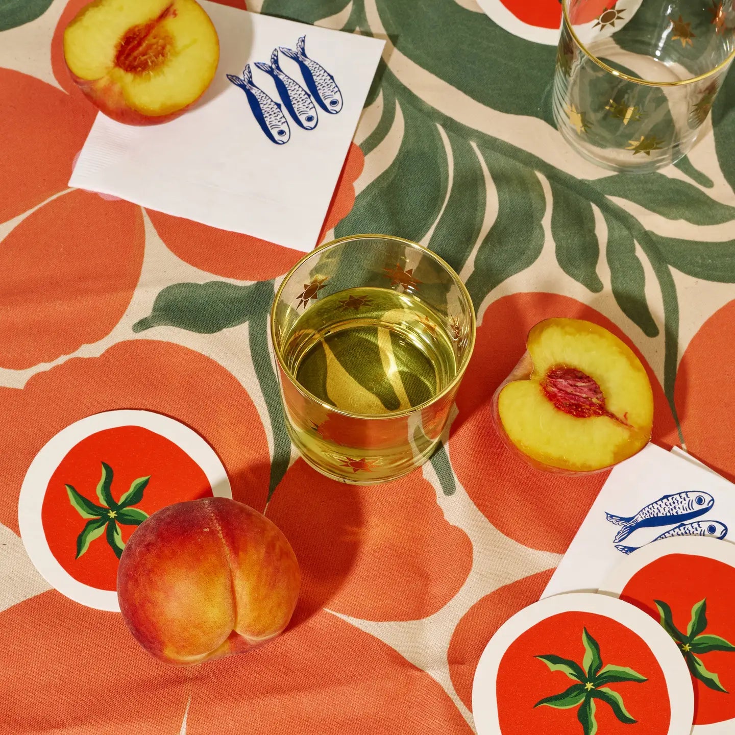 Tomato Paperboard Coasters (Set of 4)