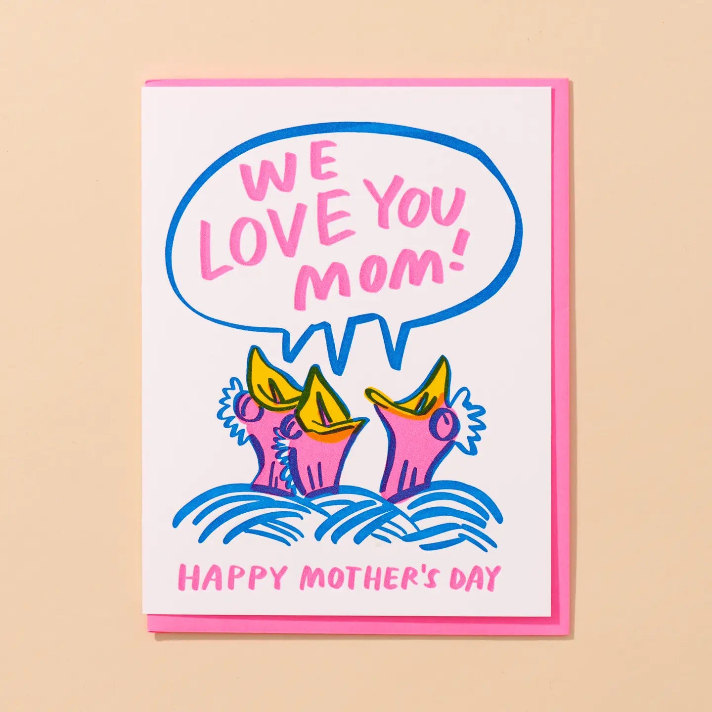 We Love You Mom Mother's Day Card