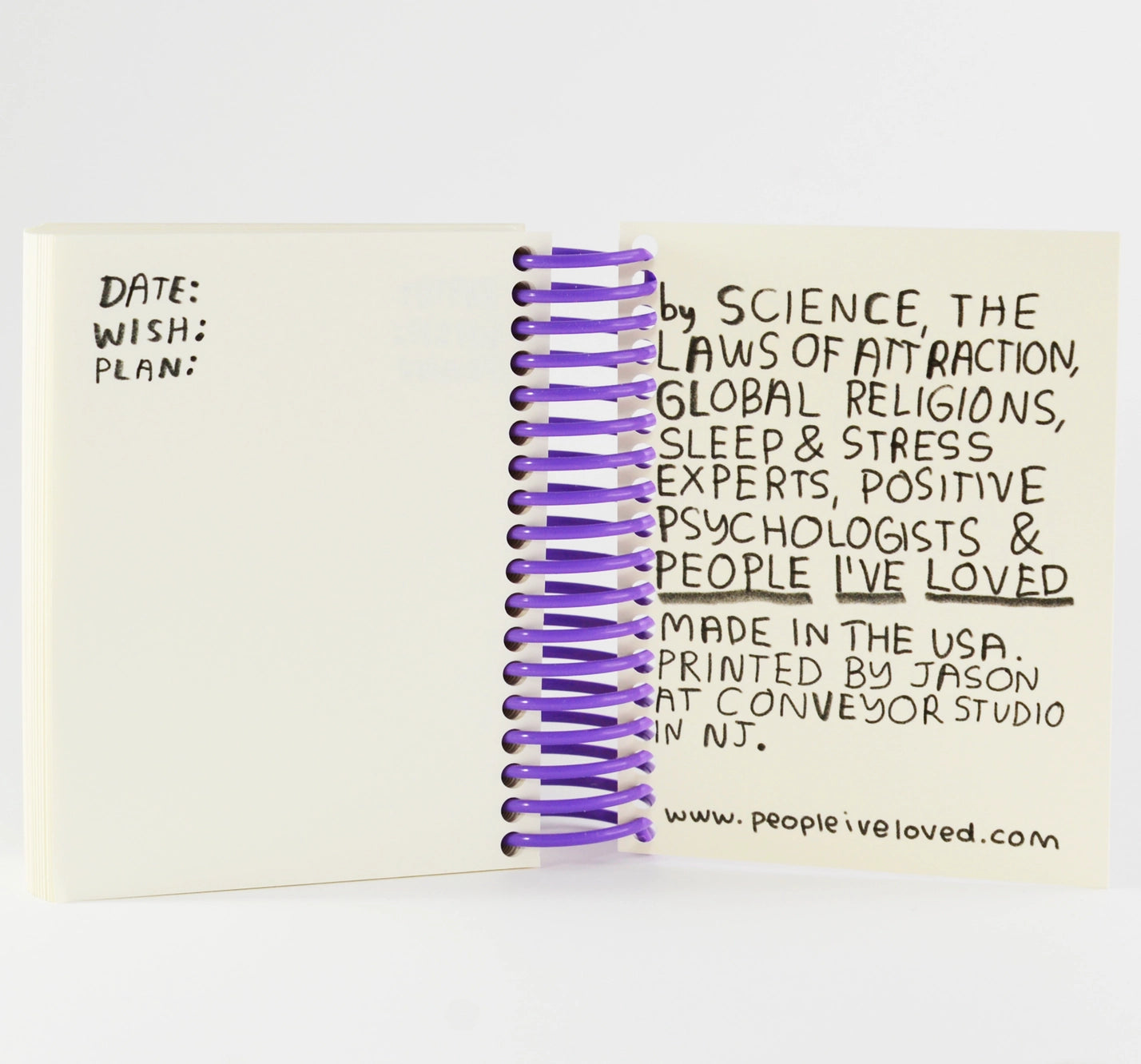 Wish It, Attract It, Make It Real Little Journal Notebook