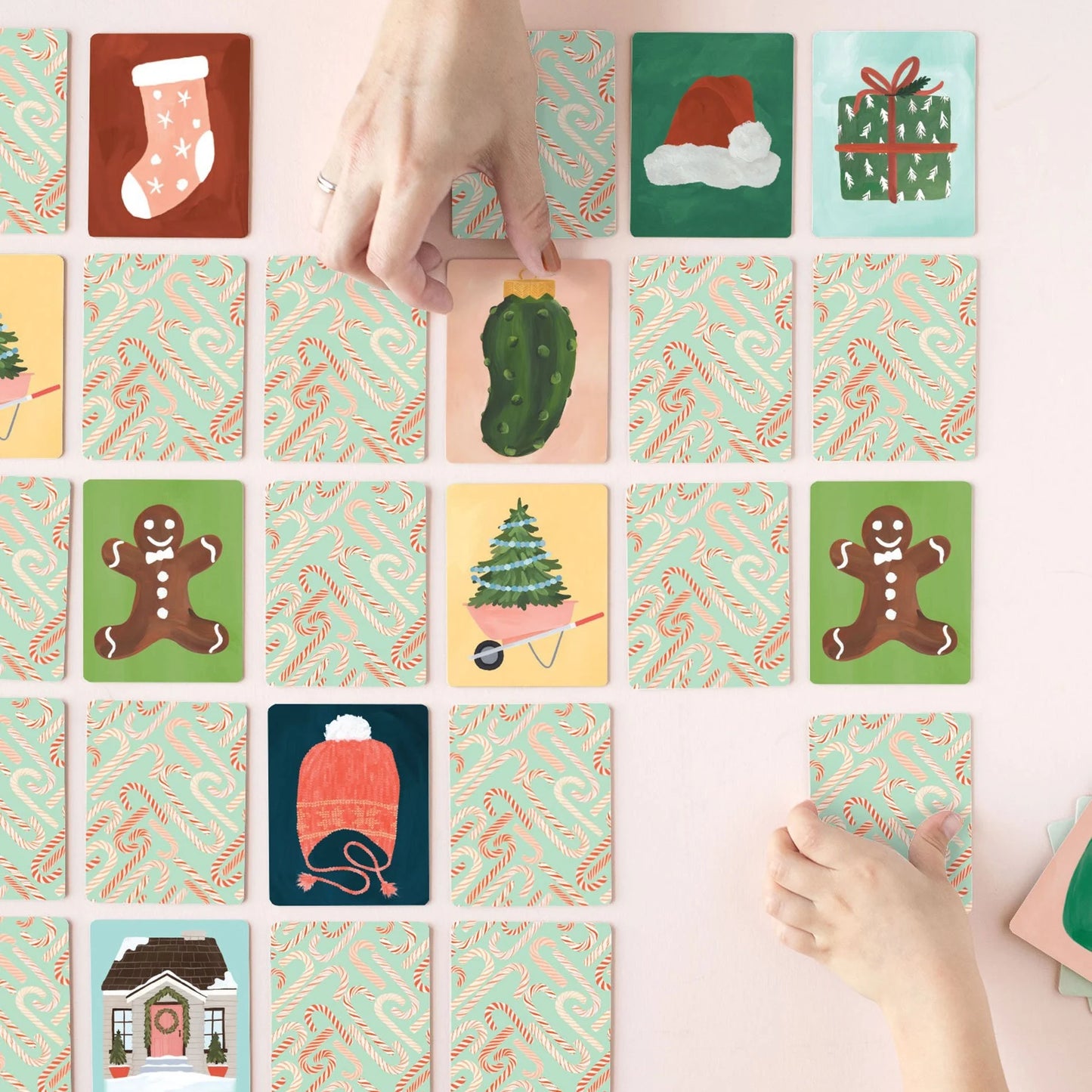 Holly Jolly Holiday Themed Memory Game