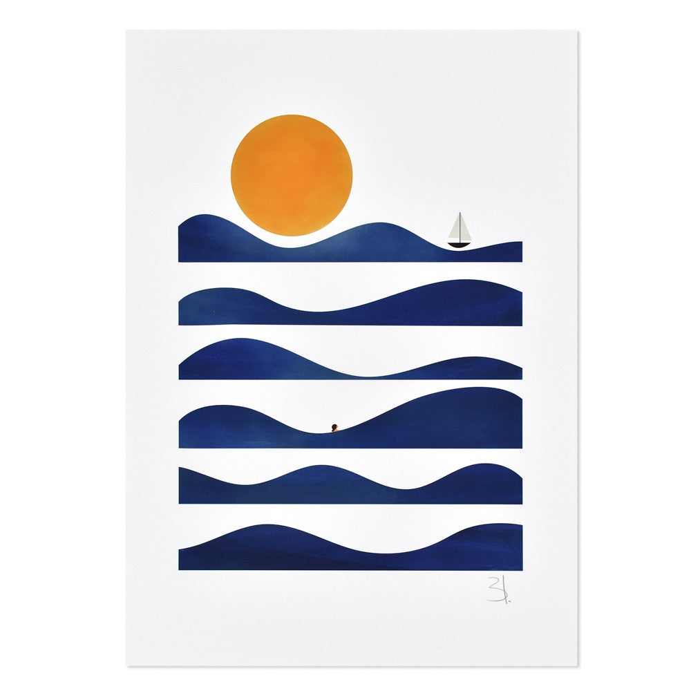 Bath 8.25" x 11.75" Archival Print
