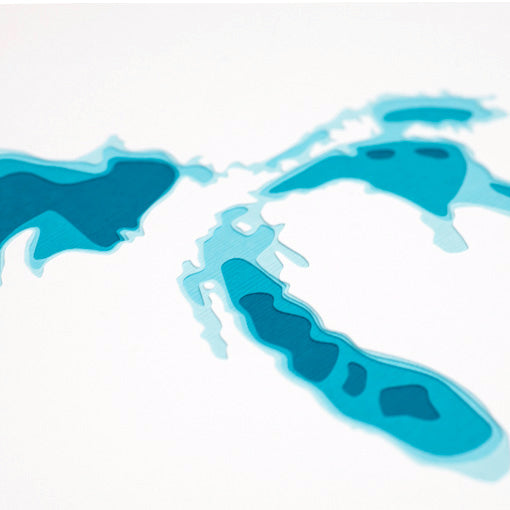 Great Lakes 8" x 10" Paper Cut