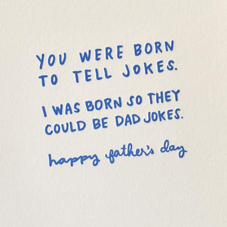 Dad Jokes Father's Day Card