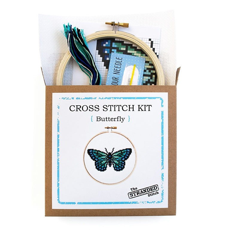 Butterfly 5" Cross Stitch Kit