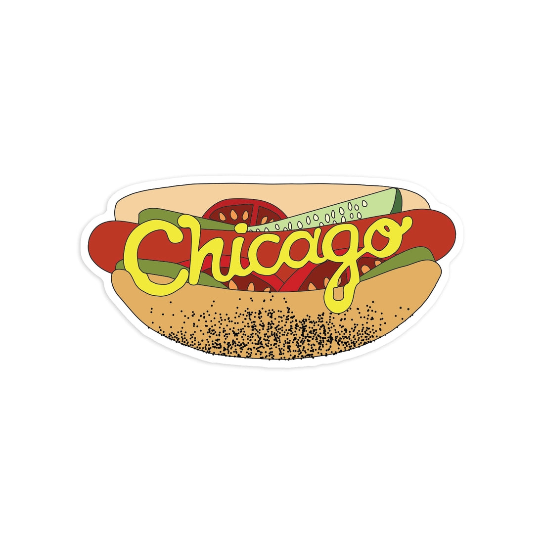 Chicago Hot Dog Sticker
