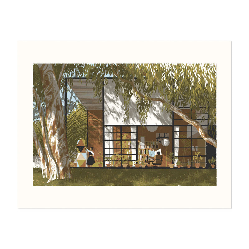 Eames House 11" x 14" Giclée Print