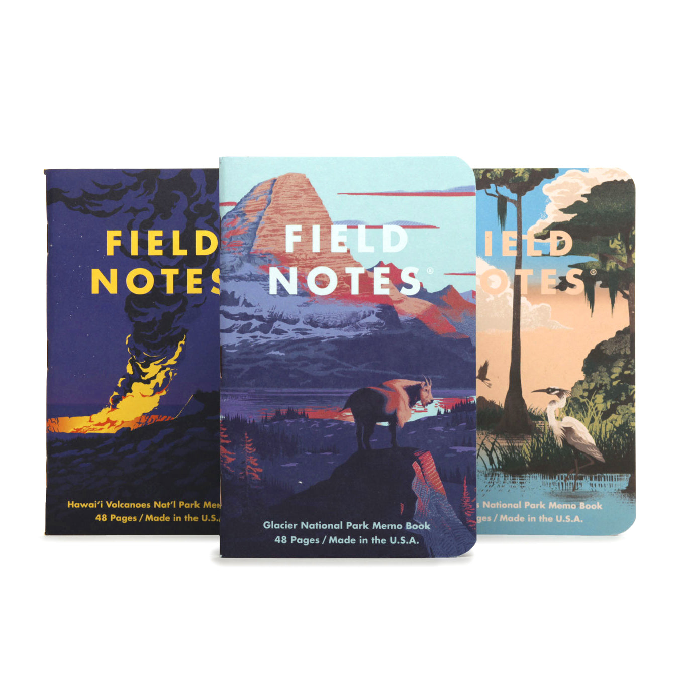 Field Notes National Parks Edition Pocket Notebooks (Set of 3)