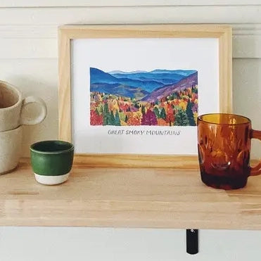 Great Smoky Mountains National Park 8" x 10" Print