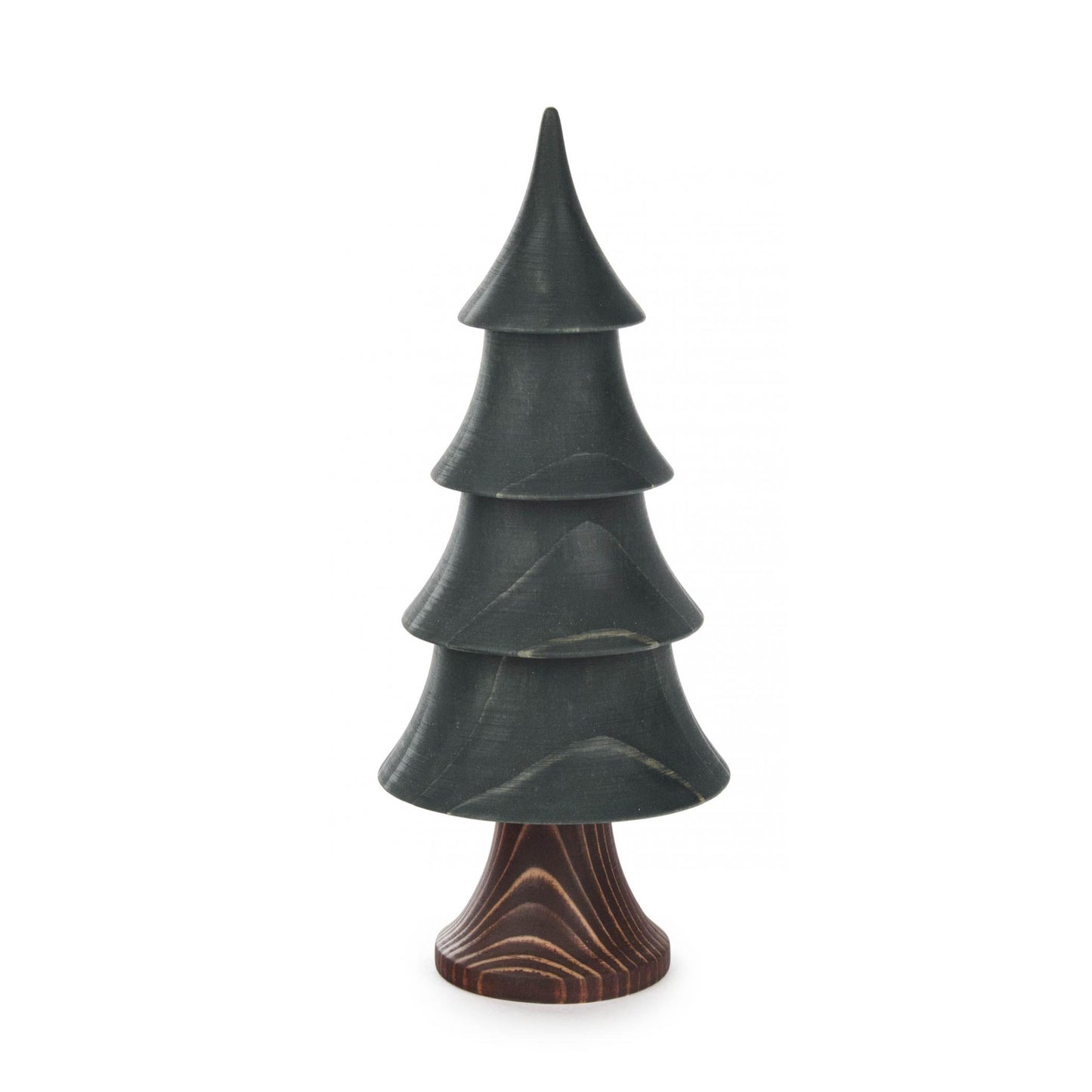 Handmade Modern Wood Turned Holiday Tabletop Tree