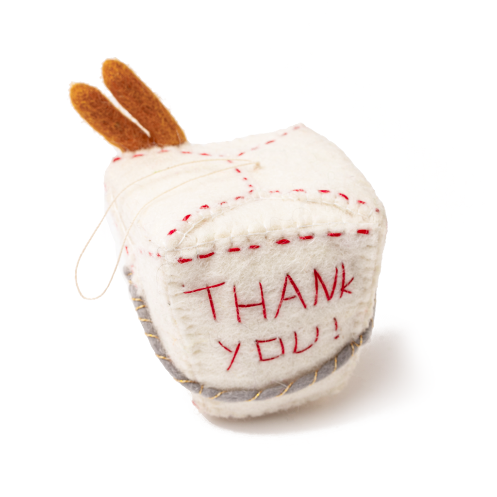 Fair Trade Take Out Food Ornament