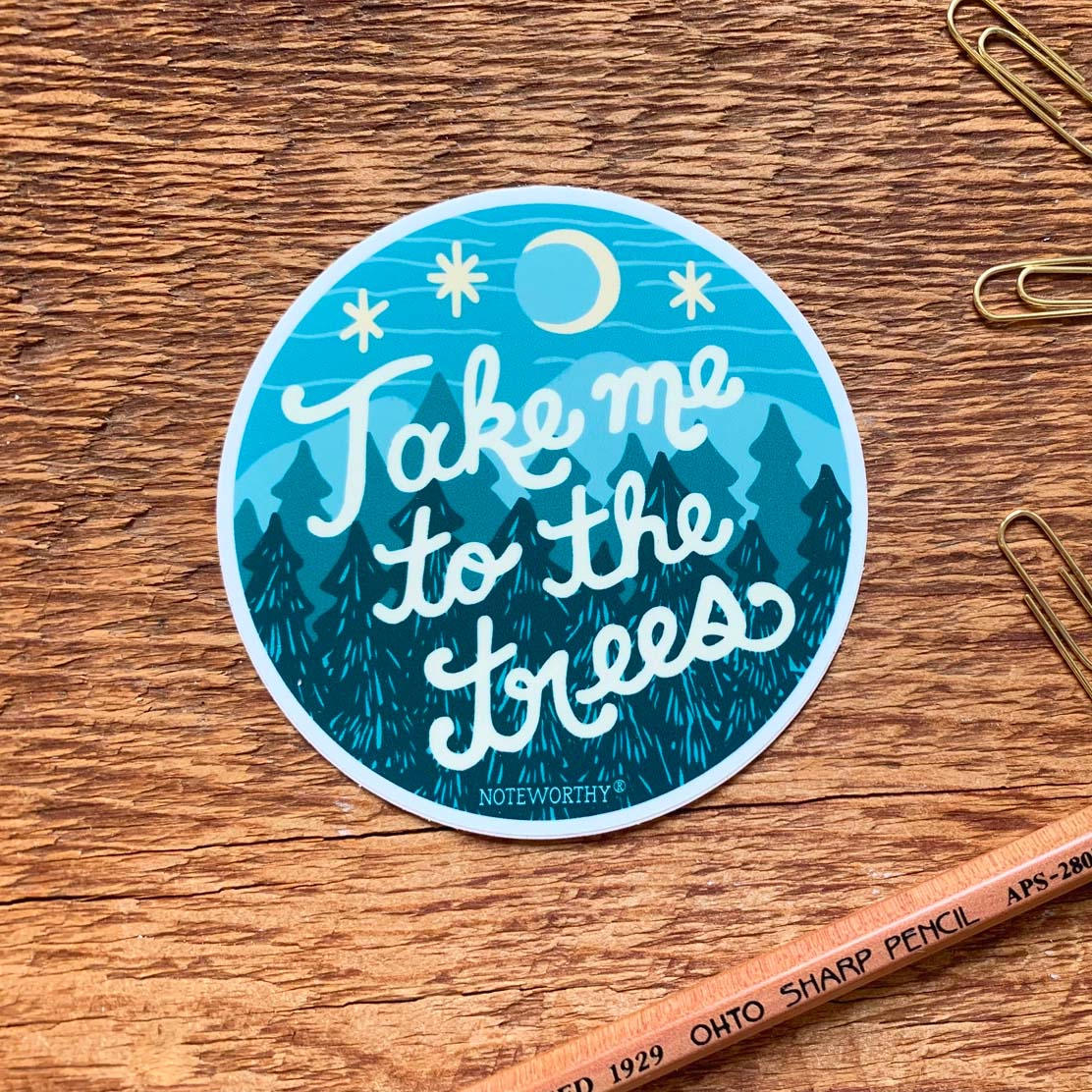 Take Me To The Trees Sticker