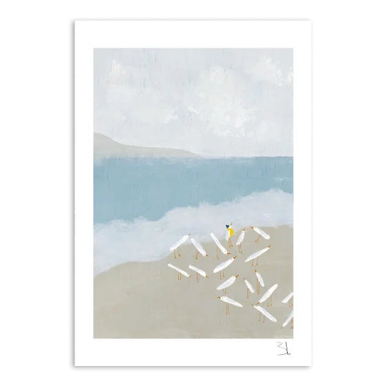 The Cautious One 8.25" x 11.75" Archival Print