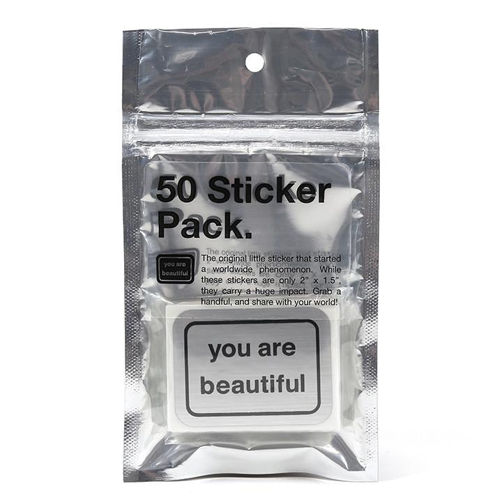 You Are Beautiful Classic Stickers
