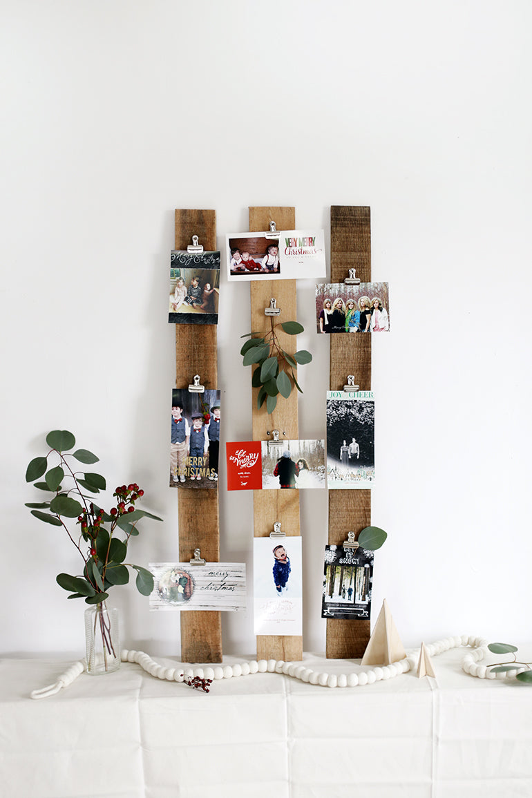Make Something Sunday: DIY Holiday Card Display