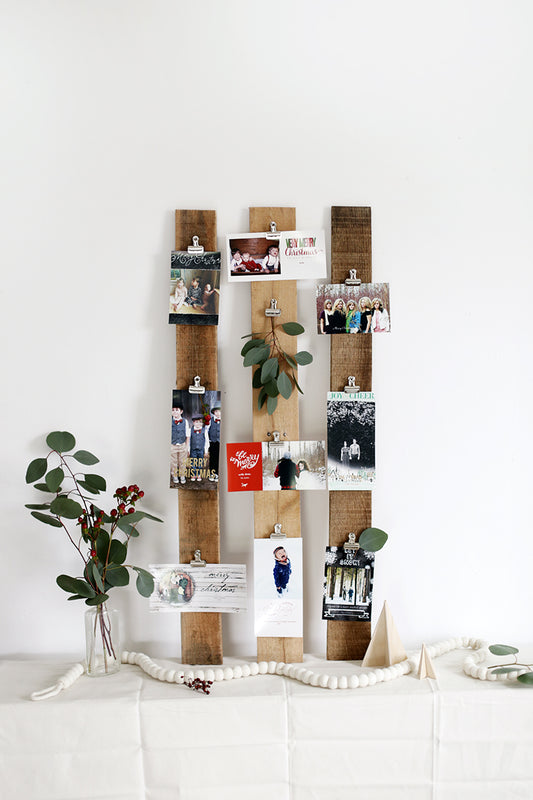 Make Something Sunday: DIY Holiday Card Display