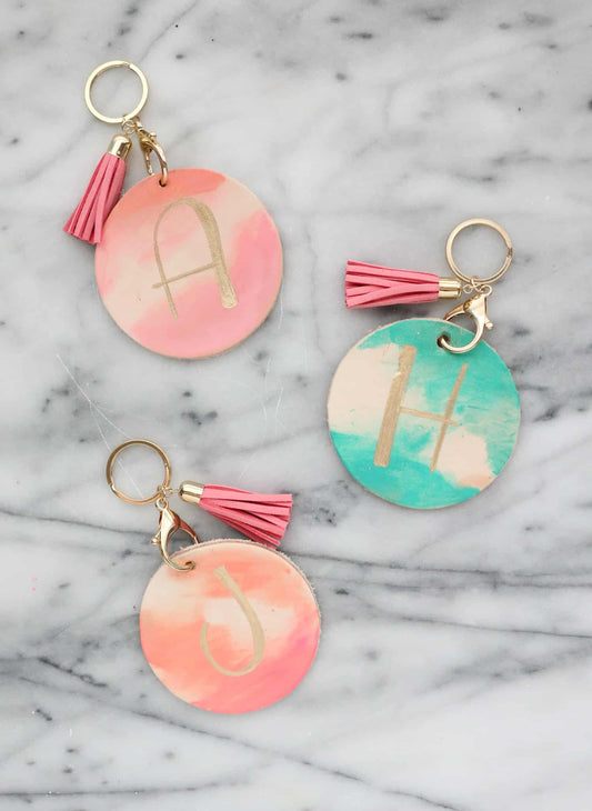 Make Something Sunday: DIY Watercolor Luggage Tag