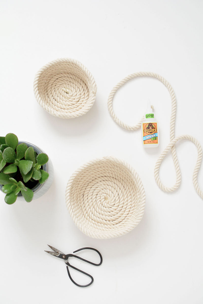 Make Something Sunday: DIY Rope Trinket Bowls