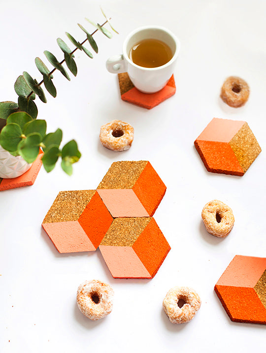 Make Something Sunday: DIY Geometric Coasters