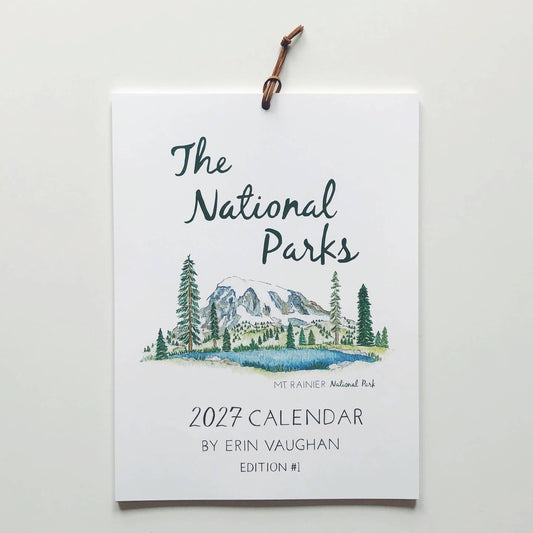 2027 National Parks Illustrations Wall Calendar