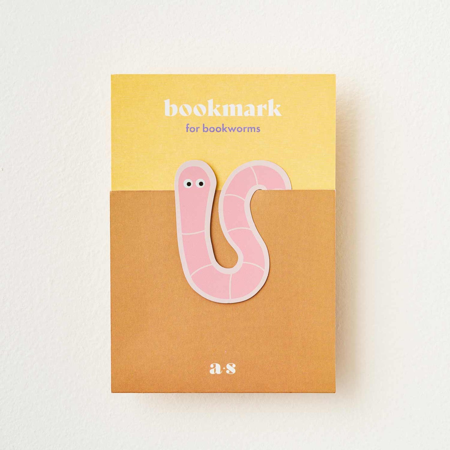 Bookworm Metal Bookmark