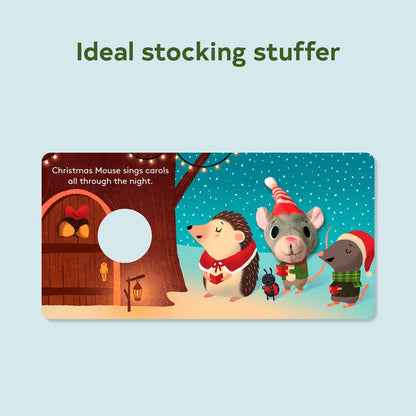Christmas Mouse Finger Puppet Holiday Kids Book