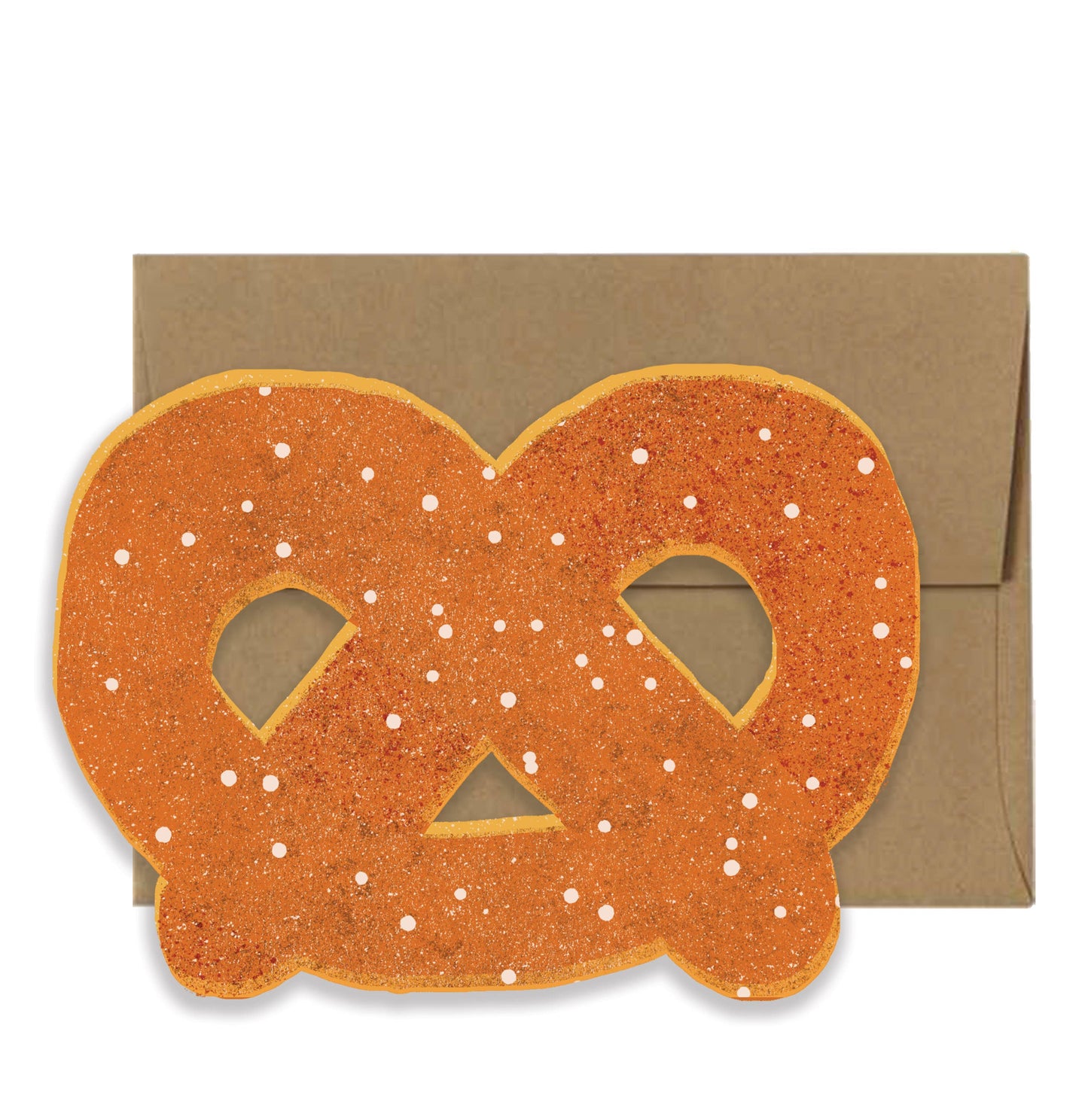Die-Cut Pretzel Card
