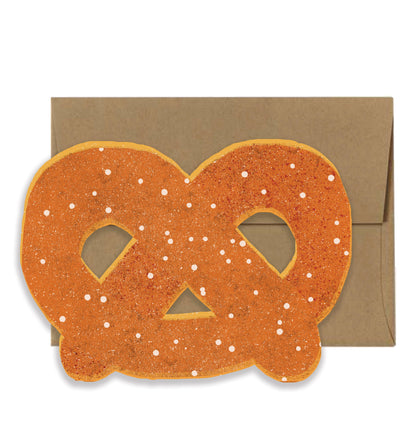 Die-Cut Pretzel Card