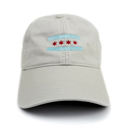 Chicago Flag Embroidered Baseball Cap