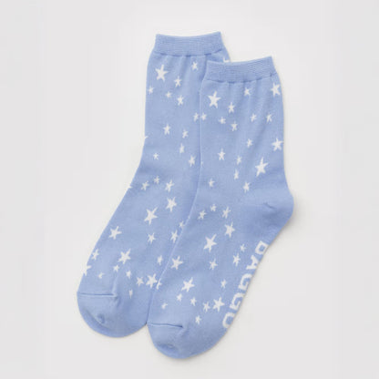 Bamboo Woven Crew Socks
