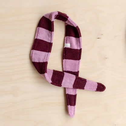 Striped Terrycloth Hair Tie Headband
