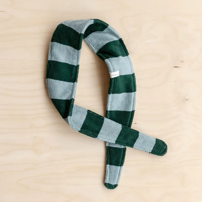 Striped Terrycloth Hair Tie Headband