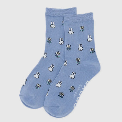 Bamboo Woven Crew Socks